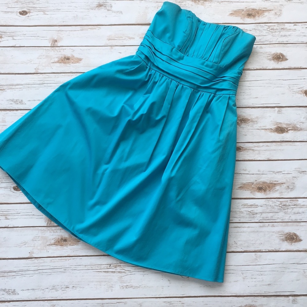 David’s Bridal Strapless Bridesmaid Dress